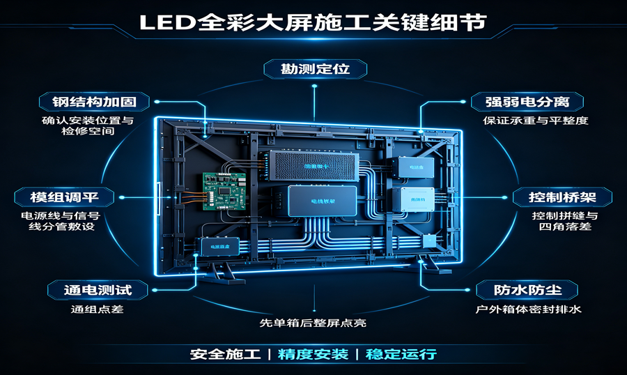 LED 施工关键细节!